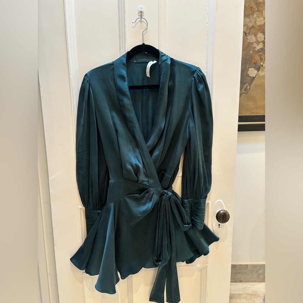 Zimmerman Elegant blue Wrap Dress